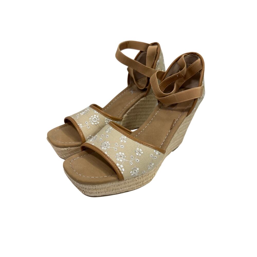 Sugar Women’s Wedge Sandals Size 9 Heels Strappy NEW # box 153